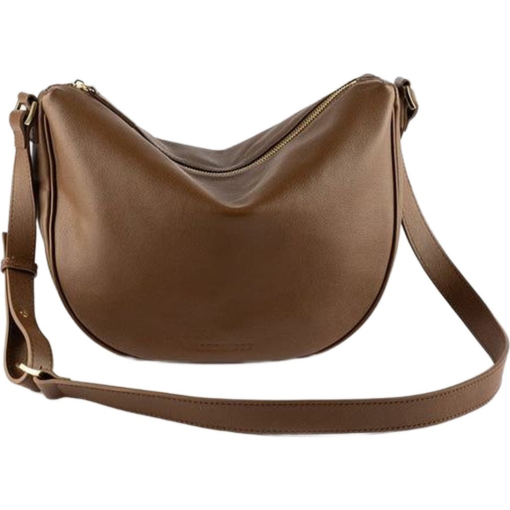 Gigi Pip Drew Genuine Leather Slouchy Bag in Chocolate  product