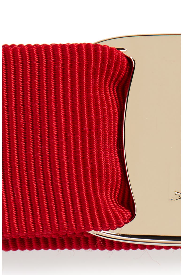 Salvatore Ferragamo Vara Bow Barrette, Alternate, color, ROSSO/ ORO