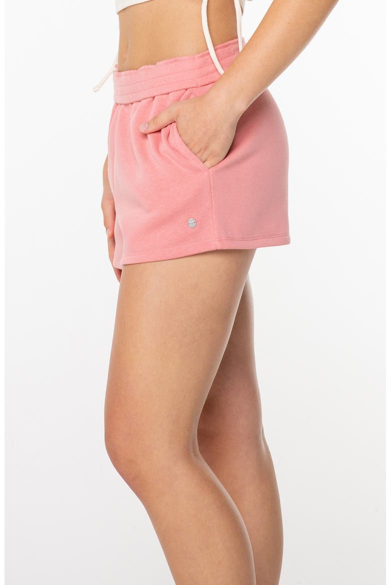 Summer Fling Fleece Shorts, Alternate, color, MAUVE GLOW SOLID