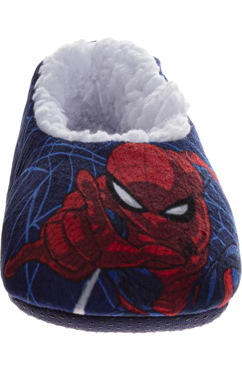Spider-Man Marvel SpiderMan Slippers, Alternate, color, Blue