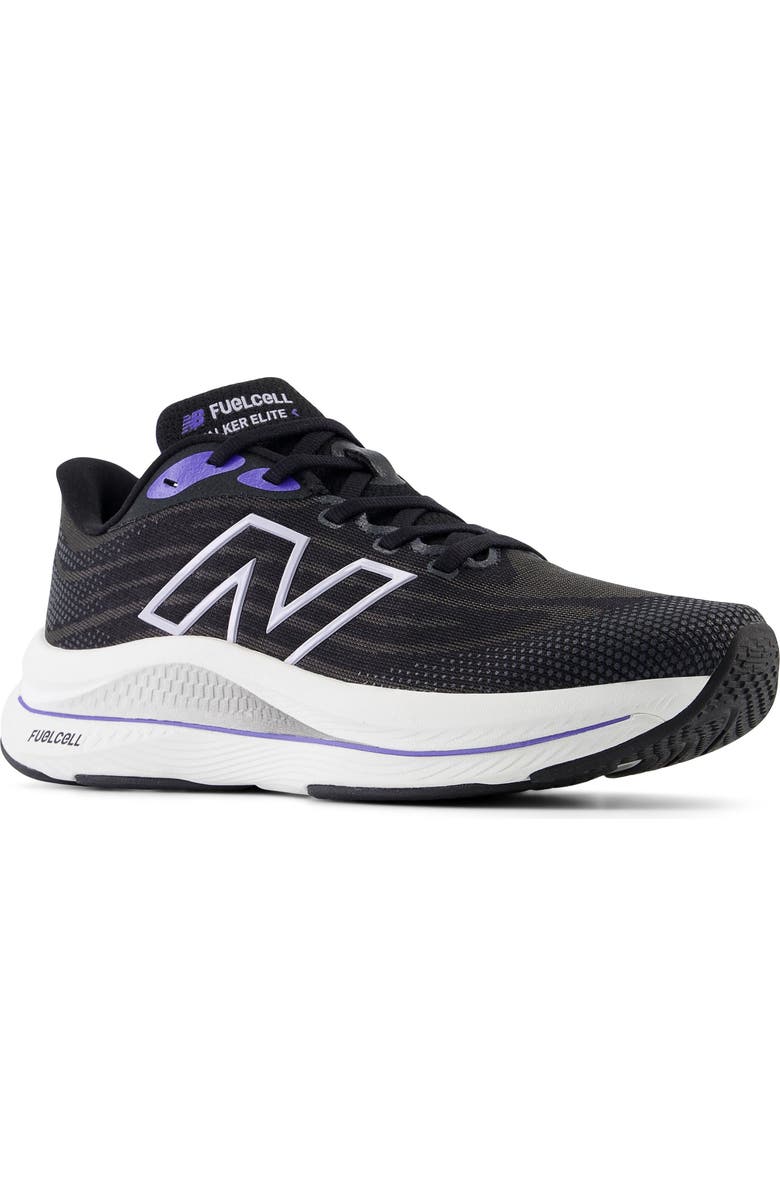 New Balance FuelCell Walker Elite Sneaker, Main, color, Black/ Electric Indigo