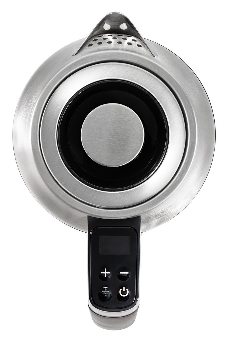 Glass 1.7-Liter Electric Kettle, Alternate, color, SILVER