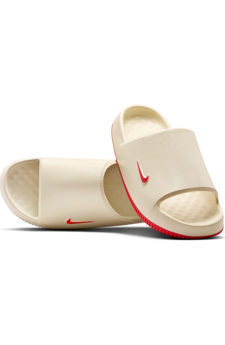 Nike Men's Nike Ohio State Buckeyes Calm Slides 2.0, Alternate, color, Cream