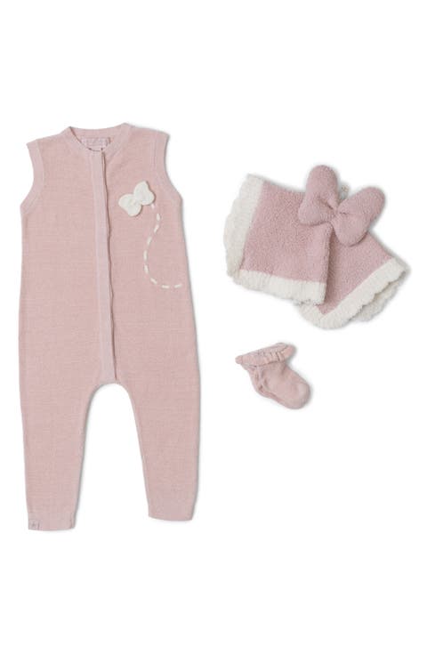 CozyChic™ Ultra Lite® Romper, Socks & Butterfly Soother Blanket Set (Baby)