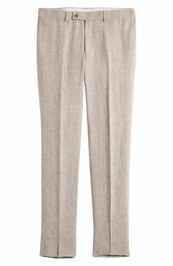 Jack Victor Pablo Flat Front Linen Trousers