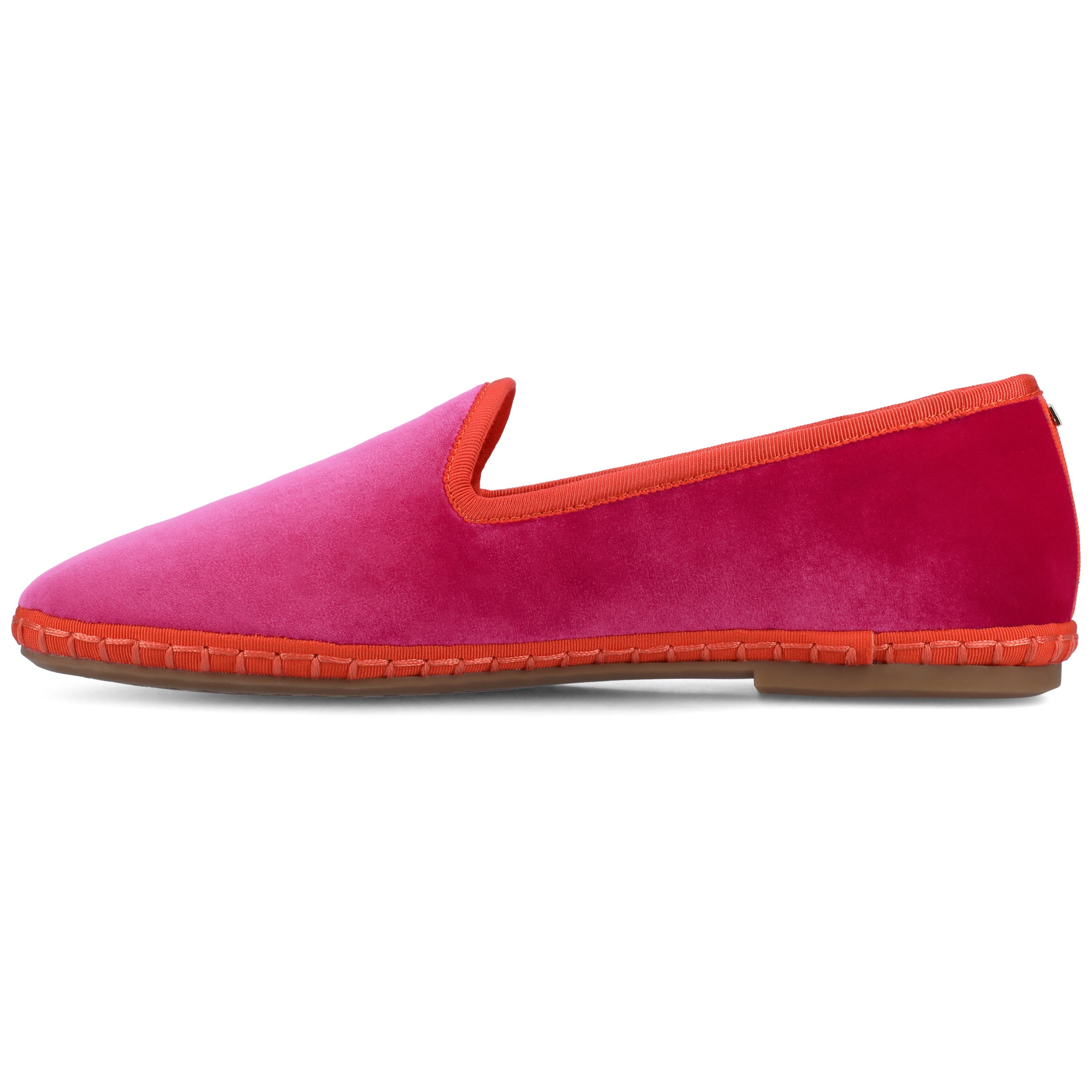 The Heron Loafers, Alternate, color, Heron Hot Pink Velvet