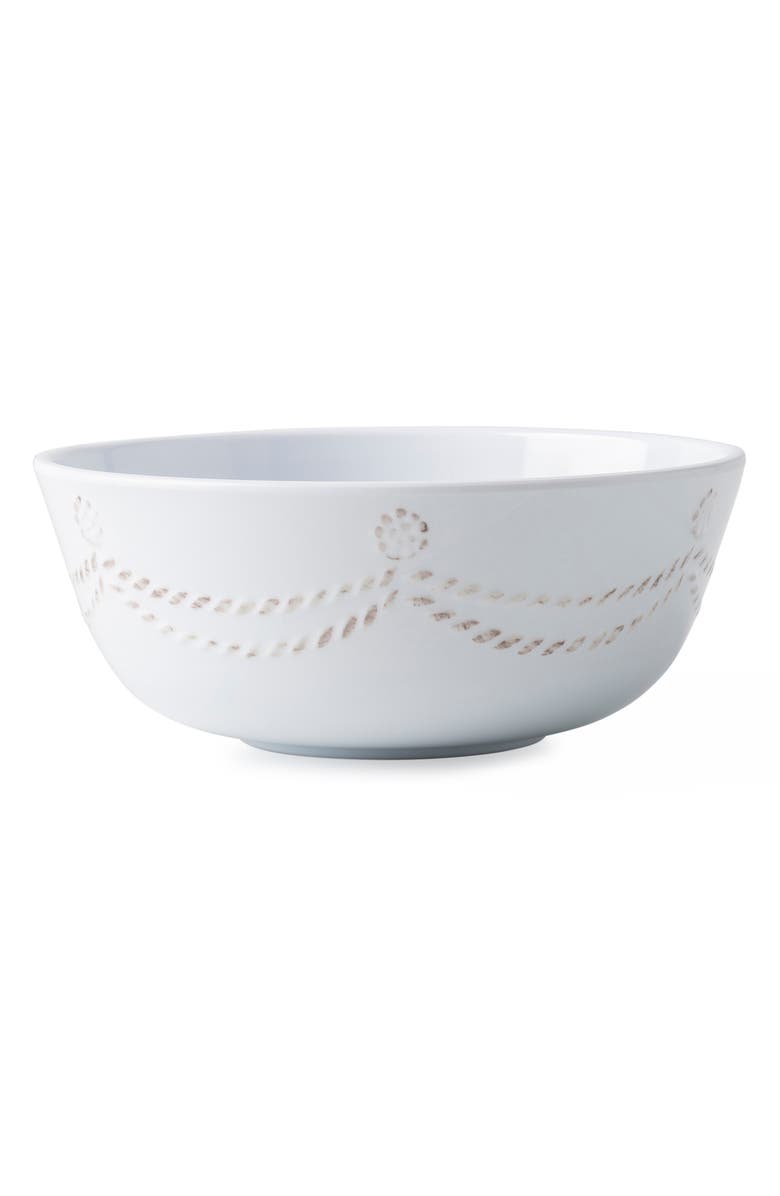 Juliska Berry & Thread Melamine Bowl, Main, color, Whitewash