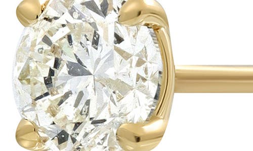 Bony Levy 14k Gold Single Diamond Stud Earring In 14k Yellow Gold
