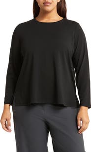 Eileen Fisher Long Sleeve Crewneck Top