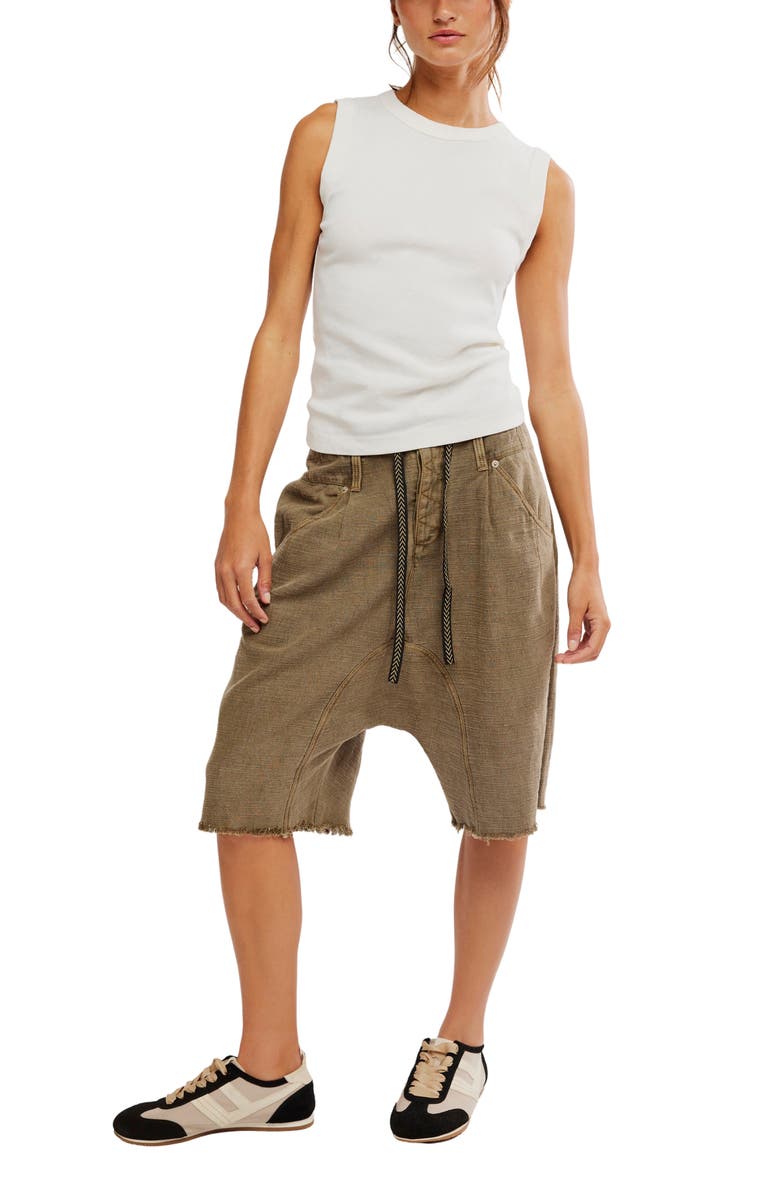 Free People Murphy Cotton Tank, Alternate, color, Whisper White