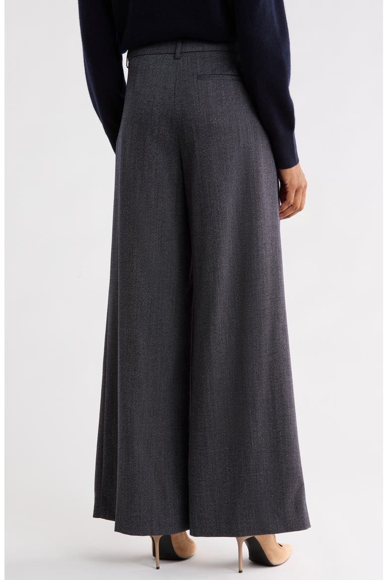 Didi Wide Leg Virgin Wool Pants, Alternate, color, MIDNIGHT MELANGE