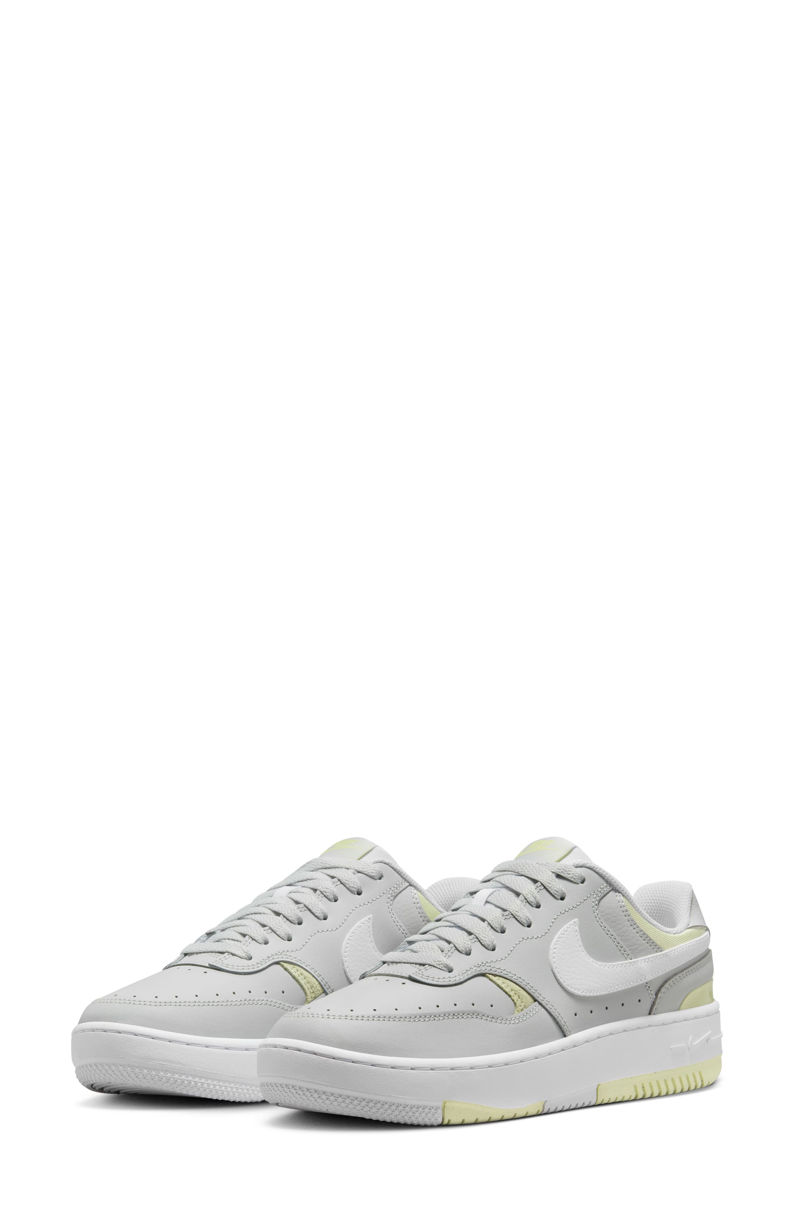 Gamma Force Sneaker, Main, color, SILVER/ LIME/ WHITE