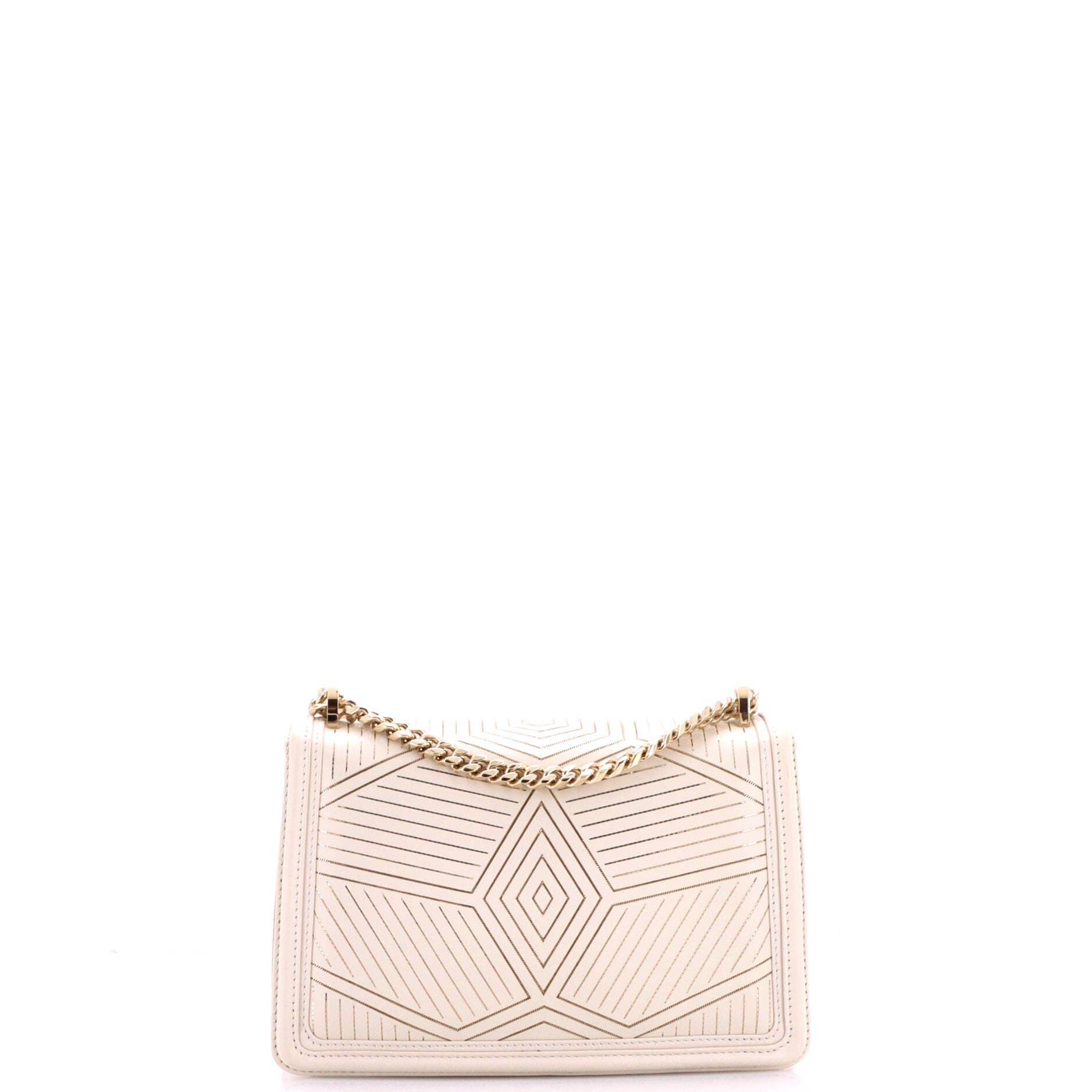 Serpenti Diamond Blast Shoulder Bag Quilted Leather Small, Alternate, color, White