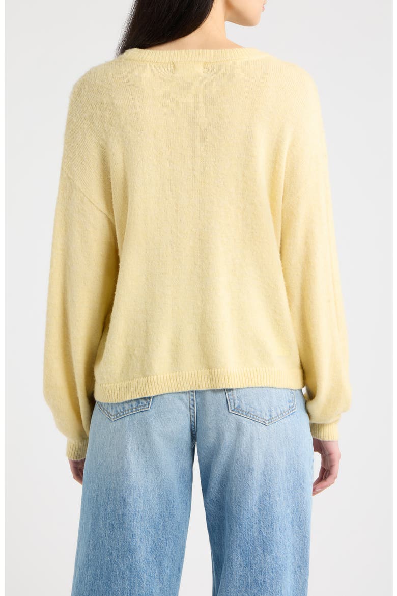 Haidyn Crewneck Sweater, Alternate, color, YELLOW