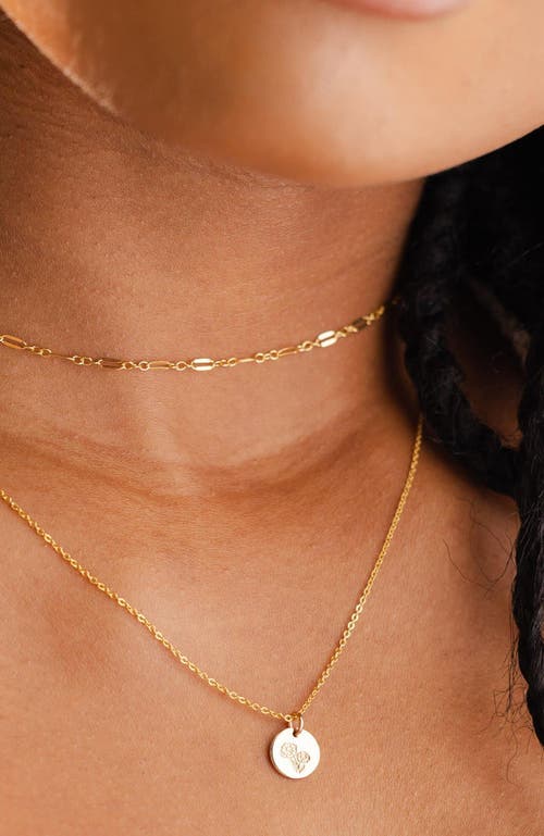 Made By Mary October Birth Flower Necklace In Silver