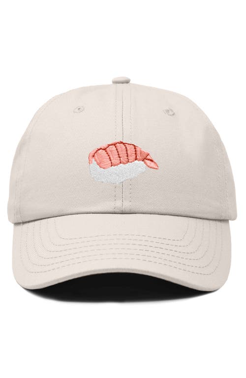 DALIX DALIX SHRIMP SUSHI EMBROIDERED DAD CAP