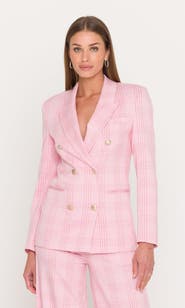 Generation Love Joselle Windowpane Suiting Blazer