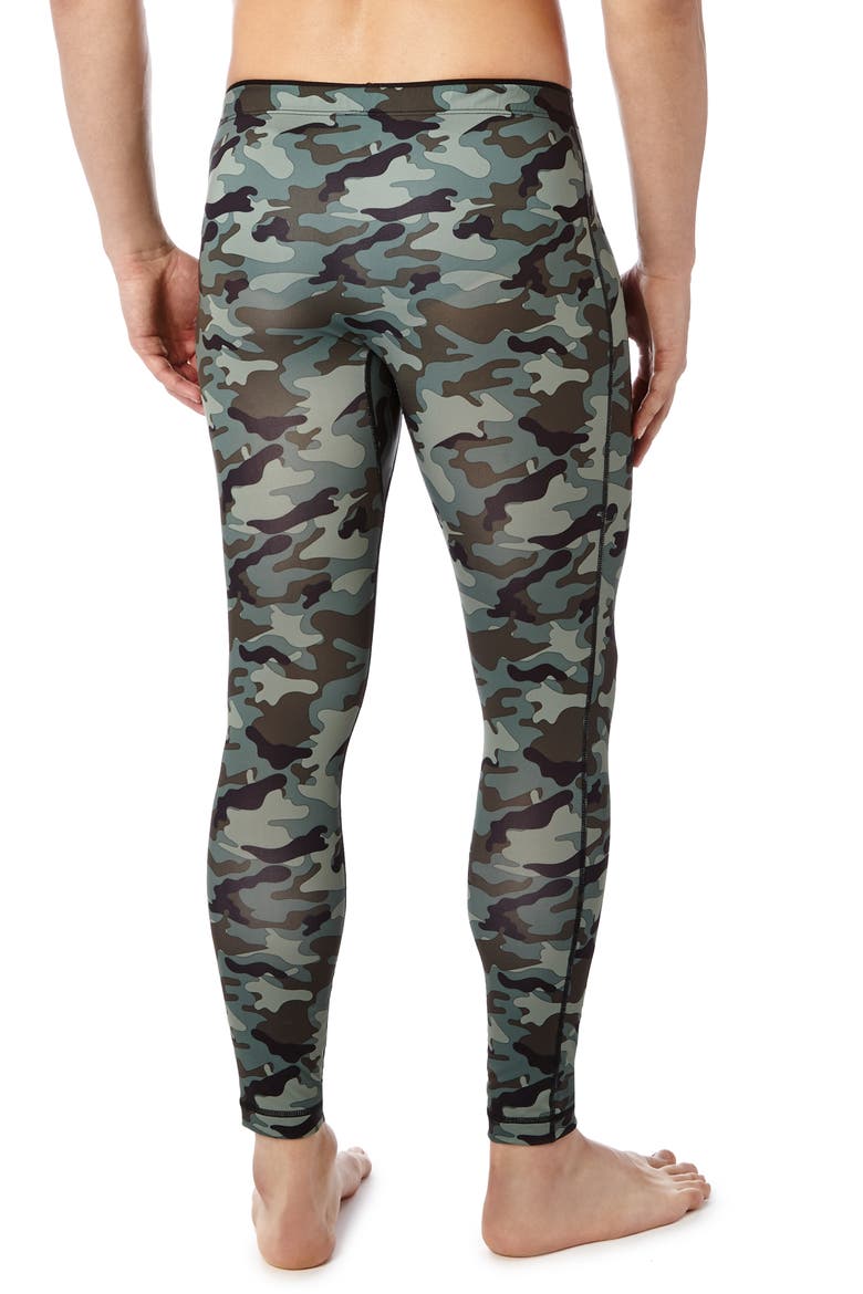 Sliq Performance Leggings, Alternate, color, TRADITIONAL CAMO GREEN