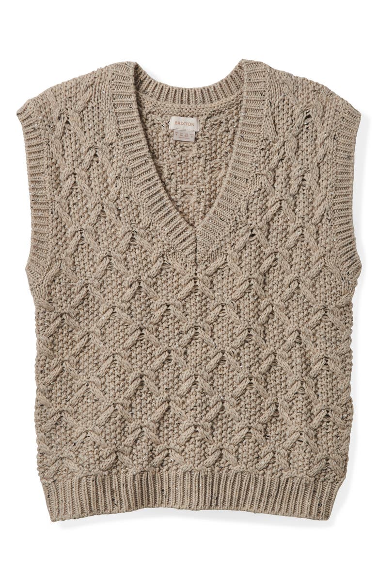Brixton Lafayette Oversize Sweater Vest, Alternate, color,