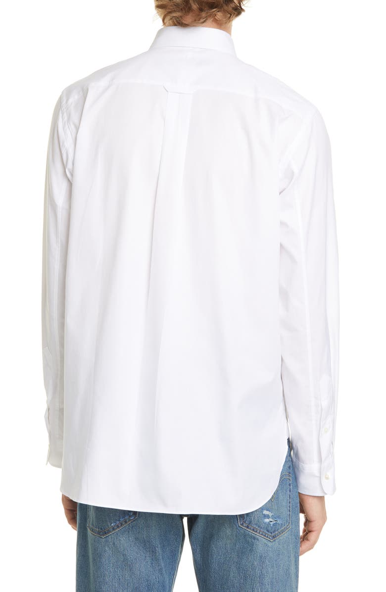 Junya Watanabe Patchwork Long Sleeve Button-Up Shirt, Alternate, color,