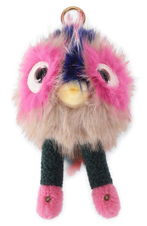 Mascot Faux Fur Pom Pom Bag Charm
