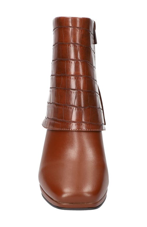 Easy Street Sutton Bootie In Brown