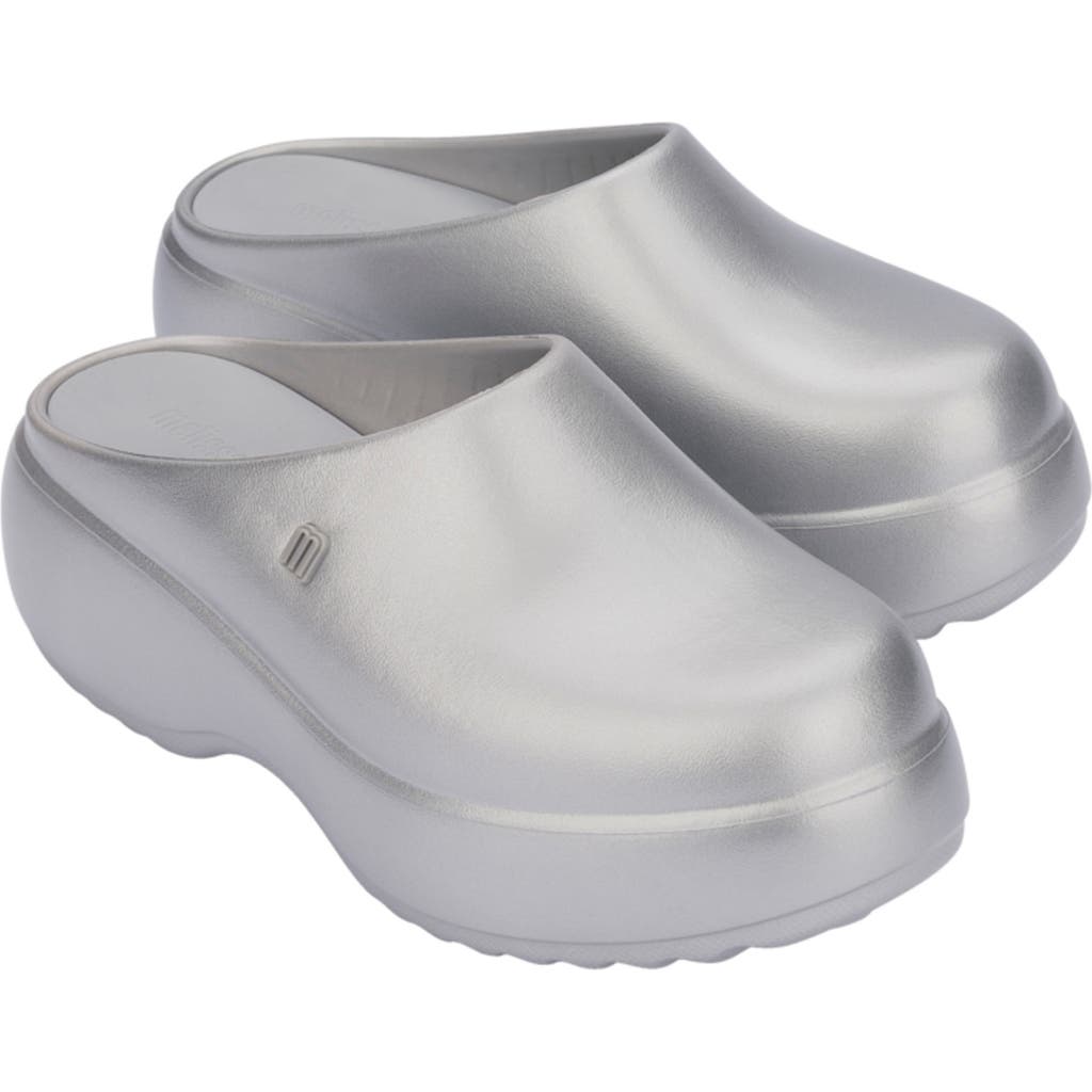 Melissa Free Platform Clog In Grey