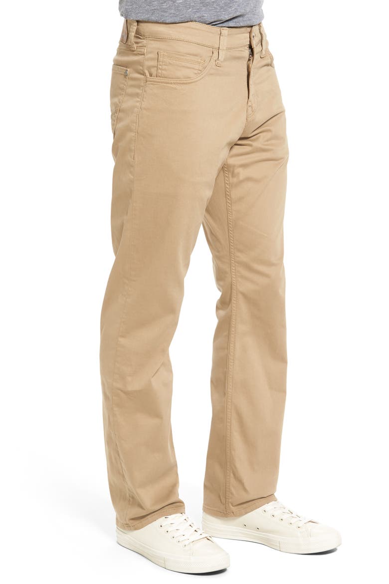 Matt Relaxed Straight Fit Jeans, Alternate, color, BRITISH KHAKI TWILL
