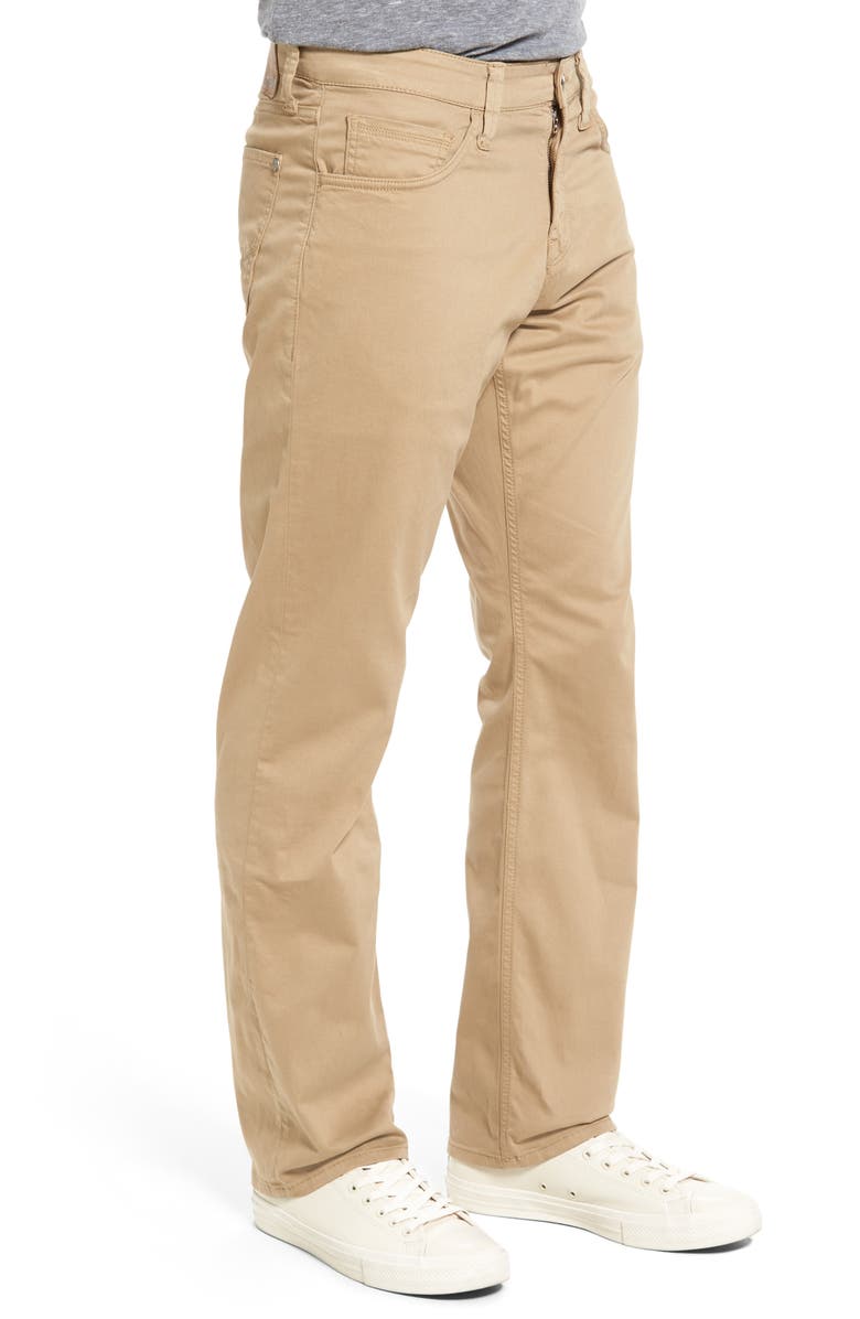 Mavi Jeans Matt Relaxed Straight Fit Jeans, Alternate, color, British Khaki Twill