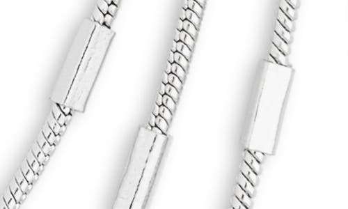 Nordstrom Rack Triple Layer Bar Chain Necklace In Metallic