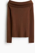 H&M Off-the-shoulder Jumper
