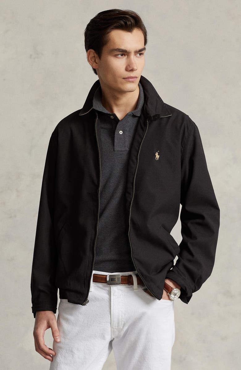 Polo Ralph Lauren Bi-Swing Windbreaker, Alternate, color, Black