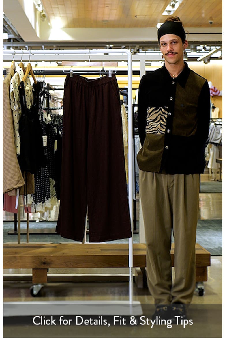 Seraphine Wide Leg Linen Blend Pants video
