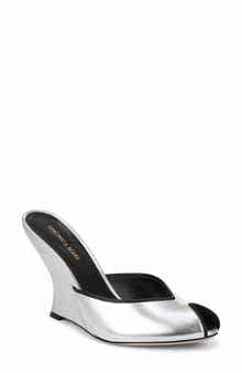 Veronica Beard Mirabel Peep Toe Wedge Sandal