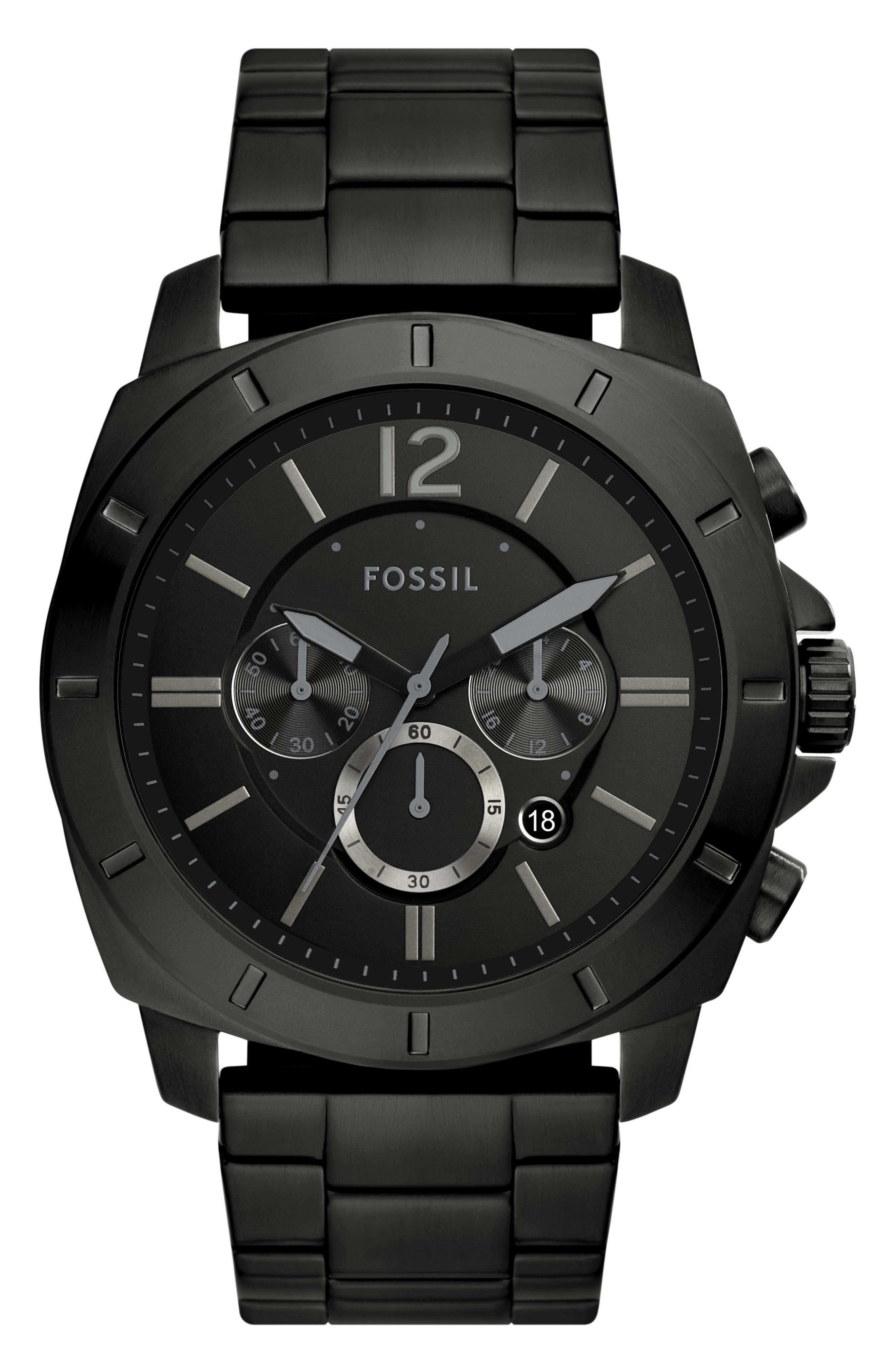Privateer Bracelet Strap Chronograph Watch, 48mm