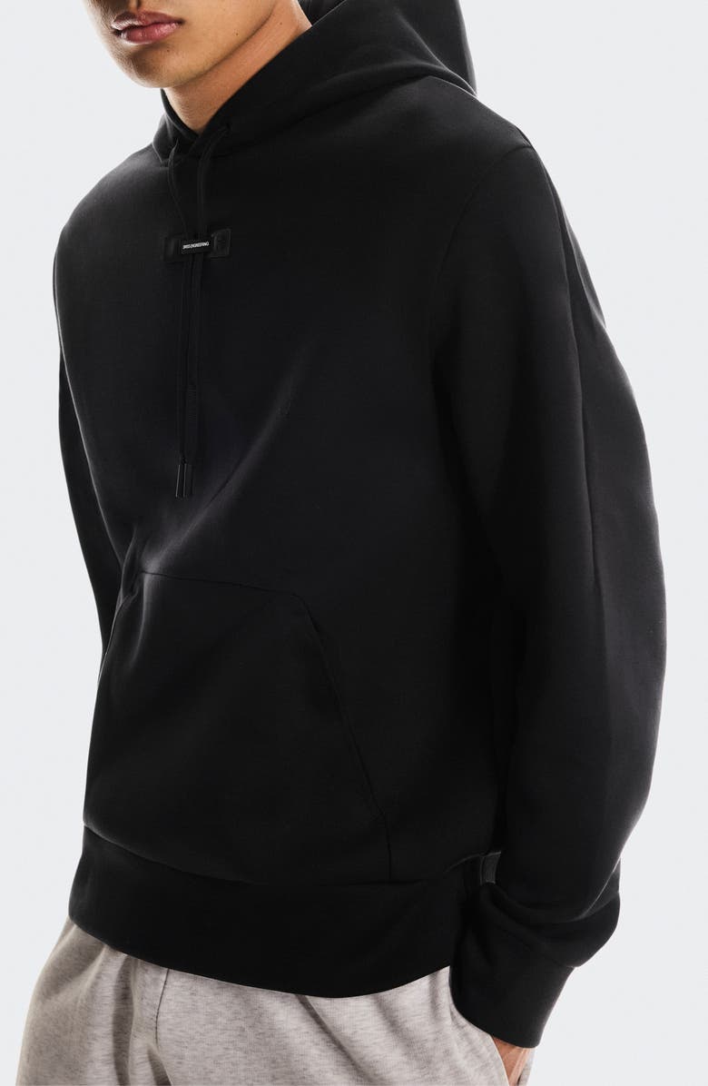 On Focus Tech Hoodie, Alternate, color, Black