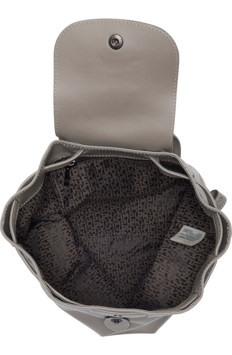 Longchamp Le Pliage Leather Backpack, Alternate, color, Turtledove