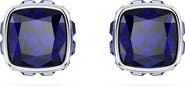 Swarovski Square Cut Birthstone Crystal Stud Earrings