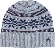Brooks Brothers Snowflake Fairisle Wool Beanie