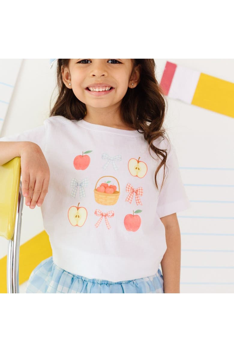 Apple Picking Cutie Short Sleeve T-Shirt, Alternate, color, White