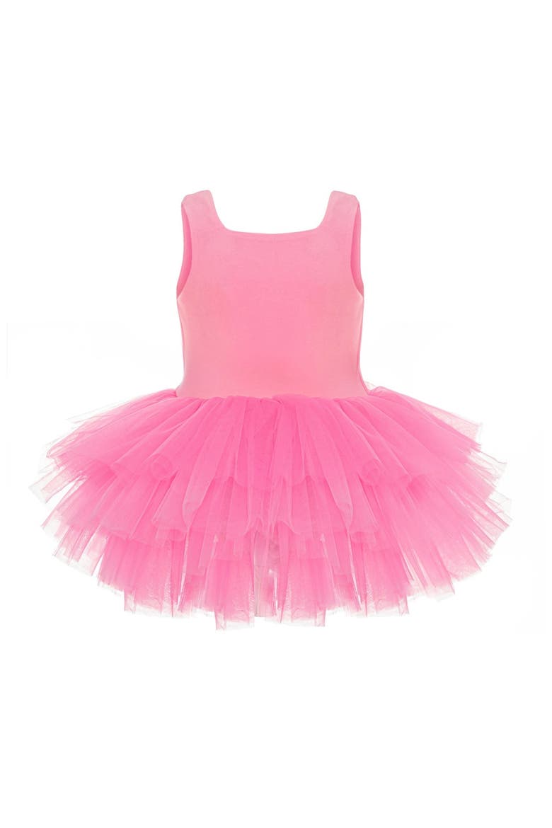 Magnolia Sleeveless Fluffy Tutu Dress, Alternate, color, Pink Magnolia