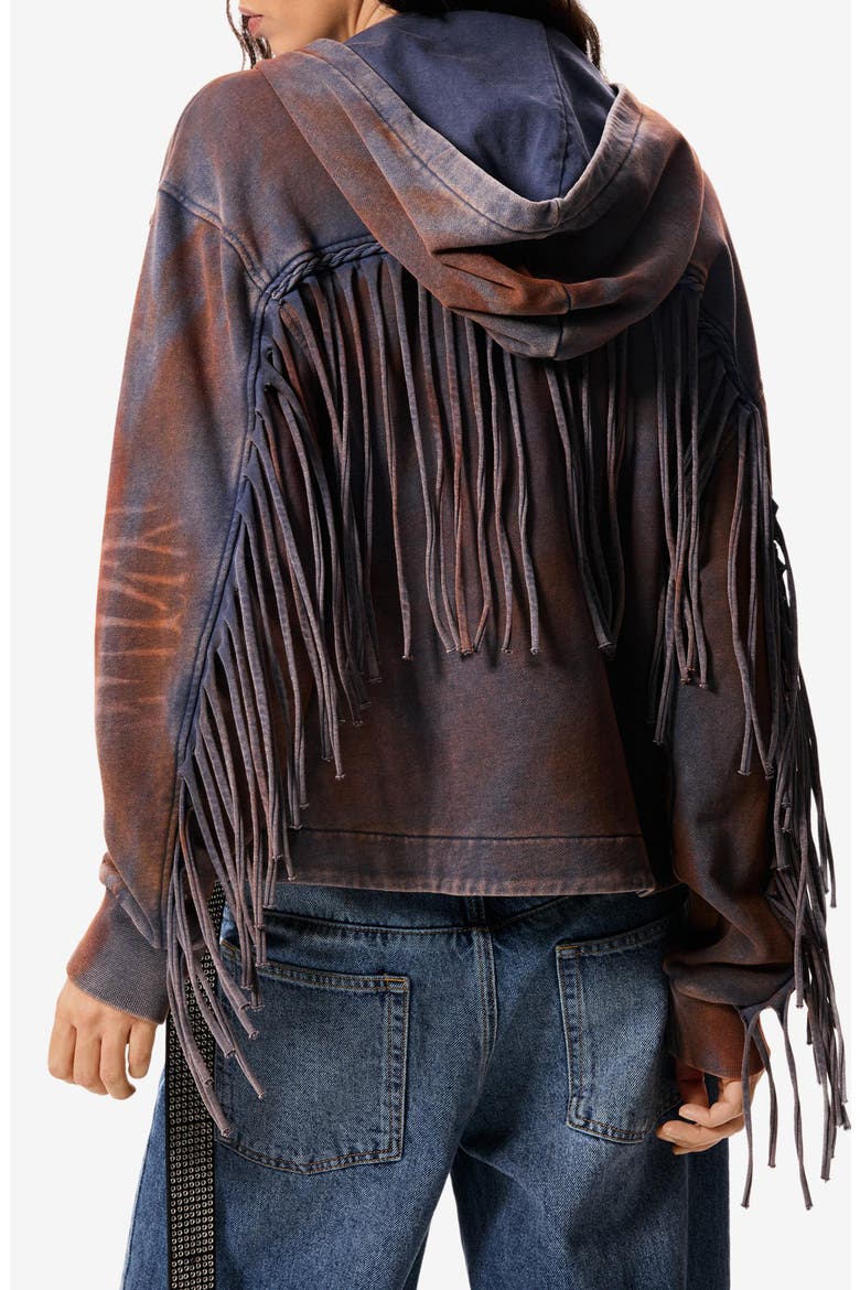x Masha Popova Hooded Denim Jacket, Alternate, color, NAVY BLUE