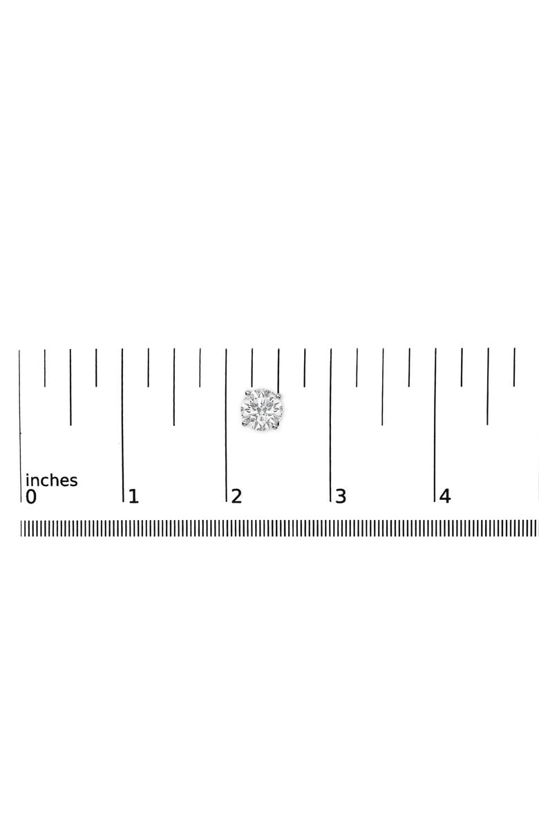 Haus of Brilliance 14K White Gold 6.00 Cttw Round Lab Grown Diamond Solitaire Stud Earrings, Alternate, color, White