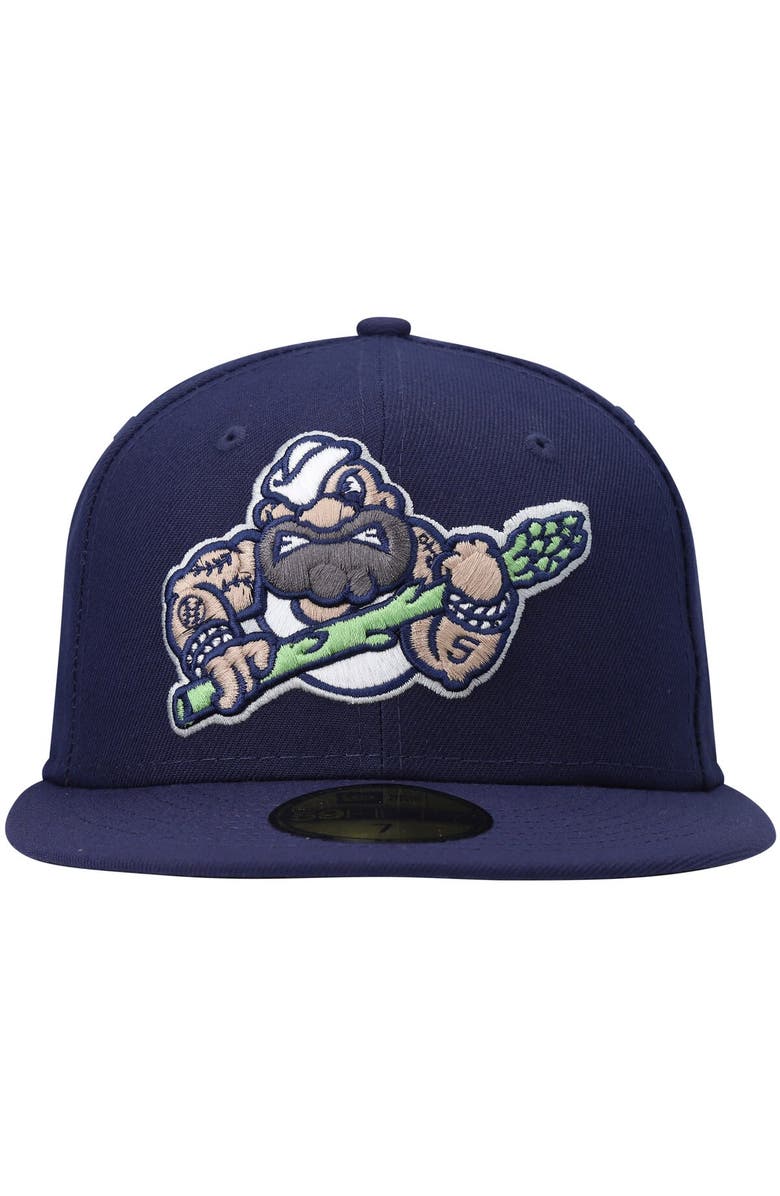 New Era Men's New Era Navy Stockton Ports Authentic Collection Team Alternate 59FIFTY Fitted Hat, Alternate, color, Navy