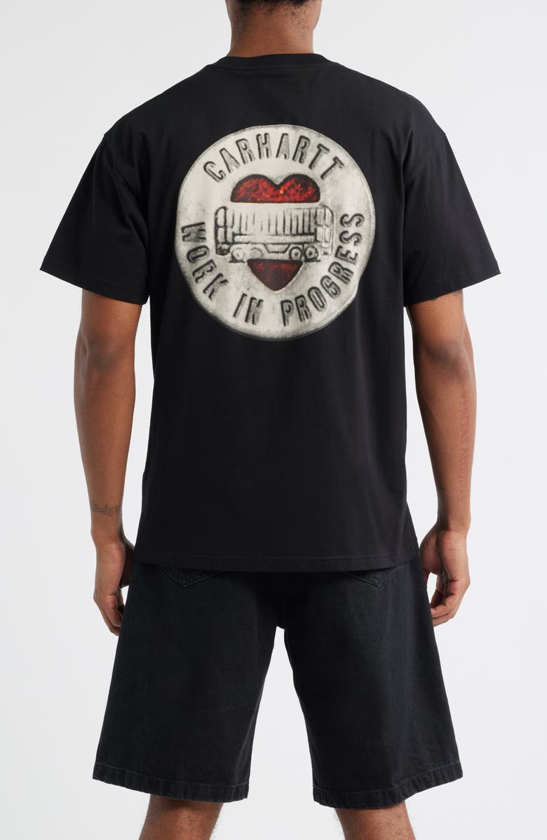 Carhartt Work In Progress Oversize Button Graphic T-Shirt, Alternate, color, 