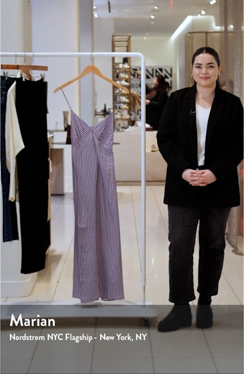 The Layton Stripe Slipdress, sales video thumbnail