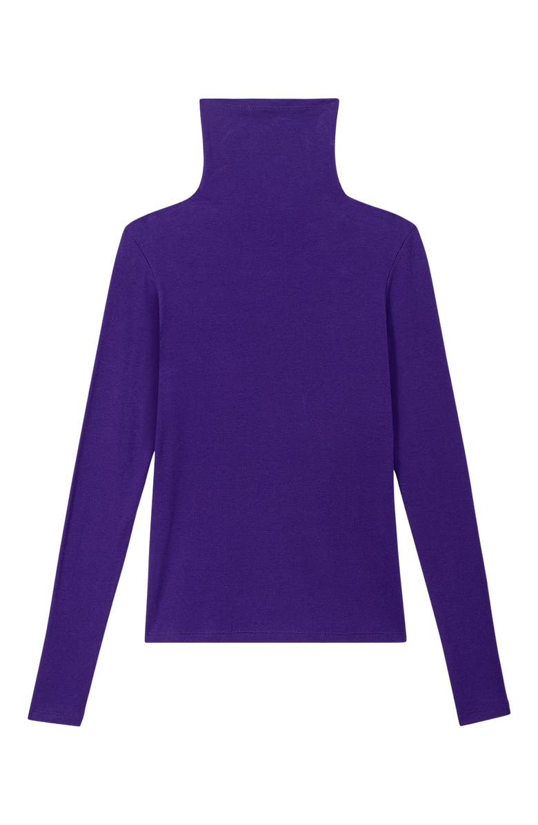 M.M.LaFleur Axam Organic Ribbed Pima Cotton Turtleneck, Alternate, color, 