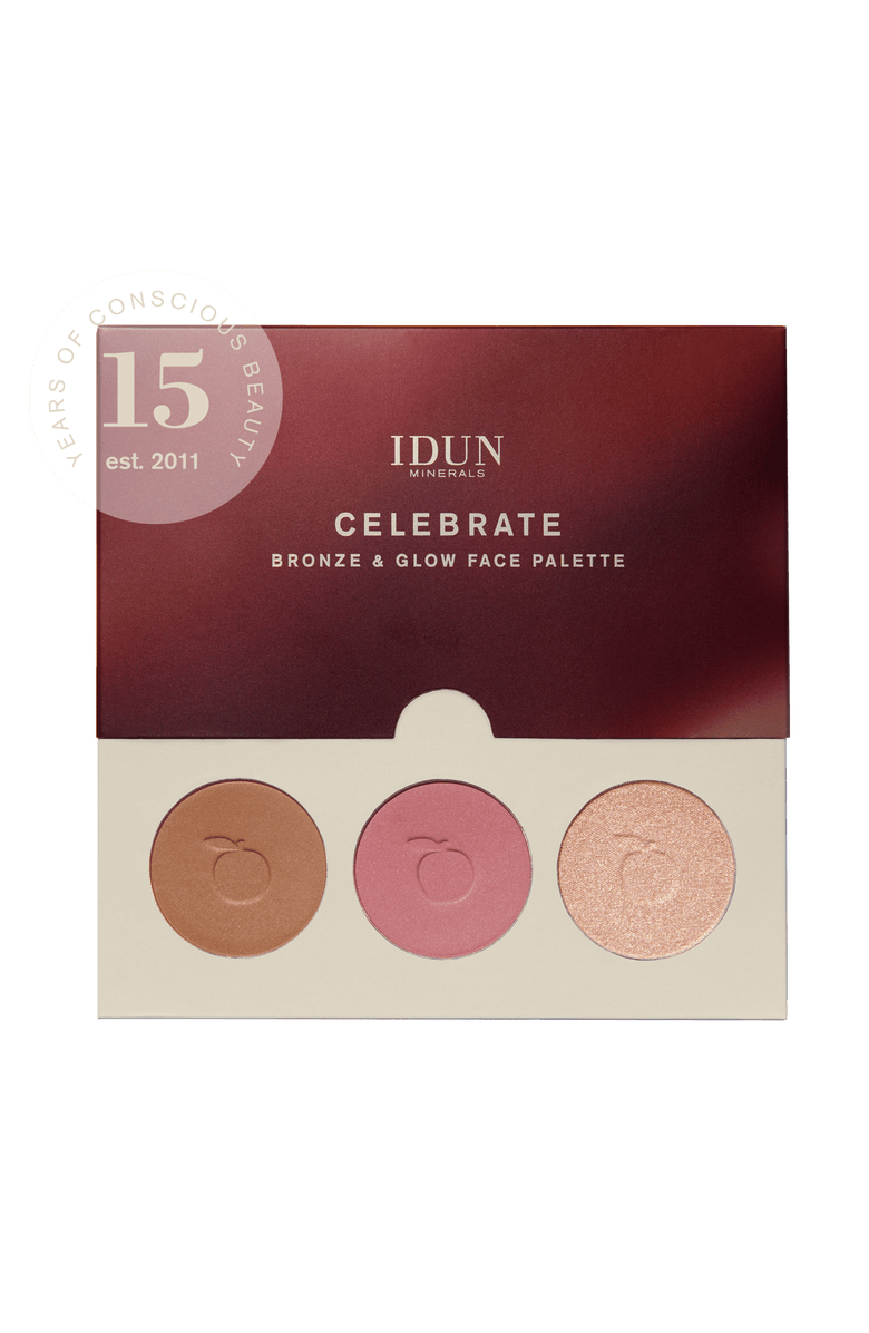 IDUN Minerals Celebrate Bronze & Glow Face Palette, Main, color, Bronze & Glow