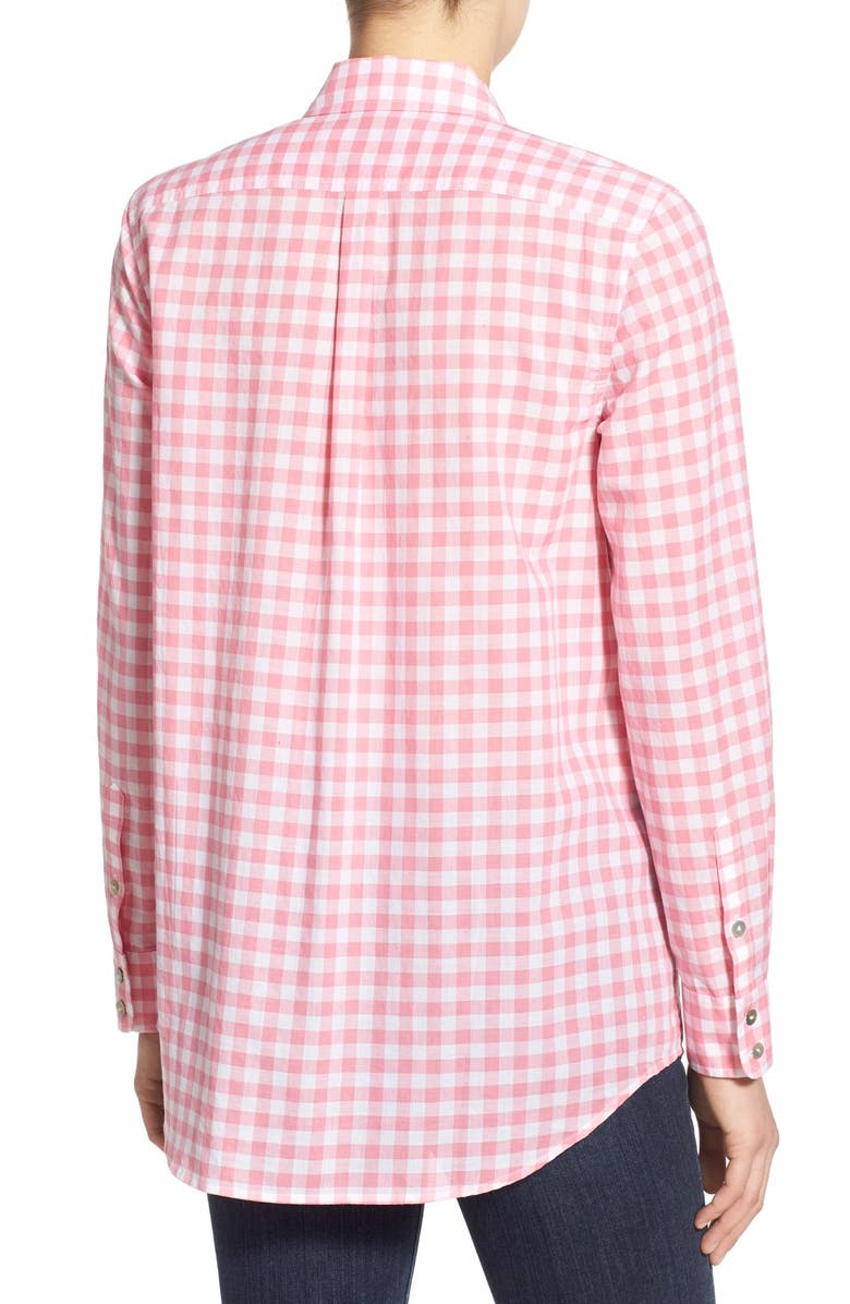 vineyard vines Gingham Button Front Shirt, Alternate, color,