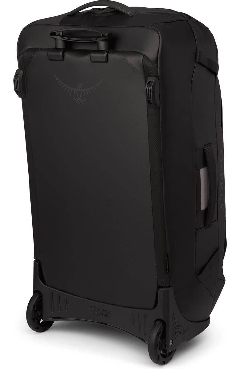 Osprey Transporter 90-Liter Duffle Wheeled Luggage, Alternate, color, Raven Black/Black